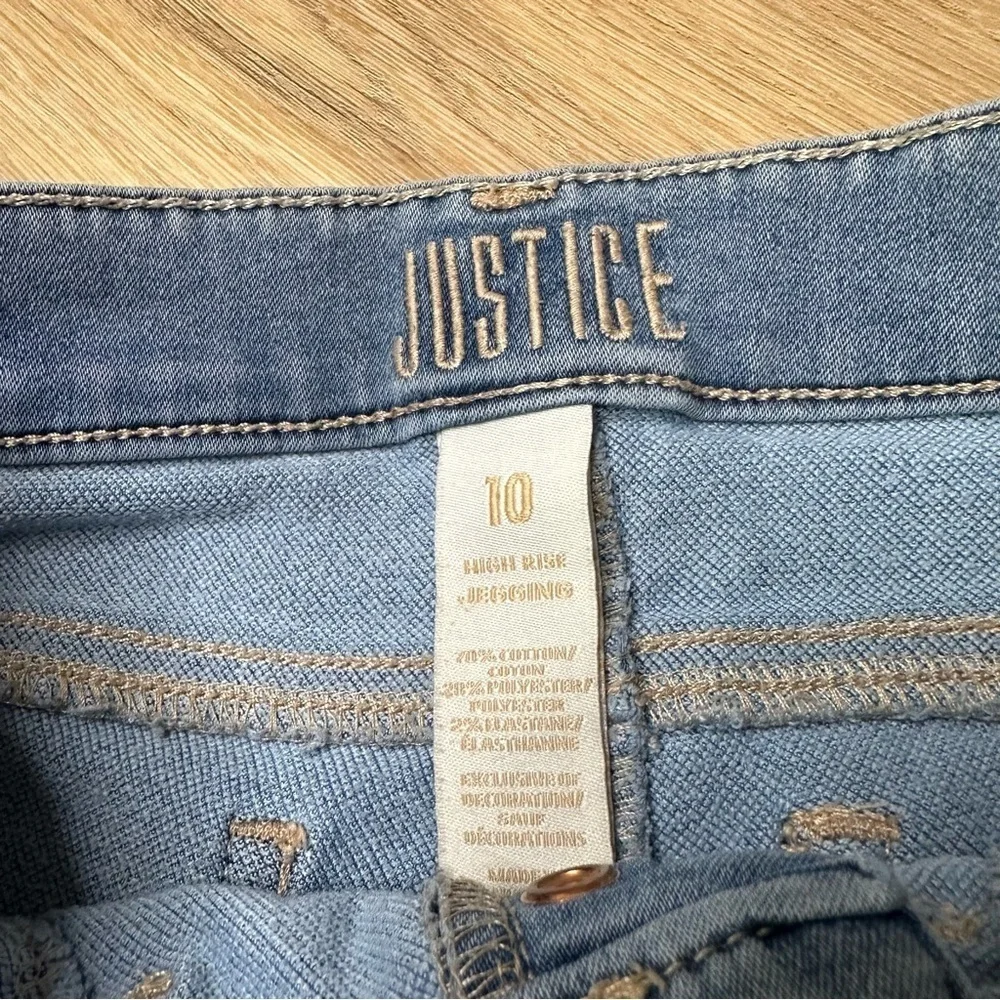 JUSTICE High Rise Stretch Legging in Blue size 10